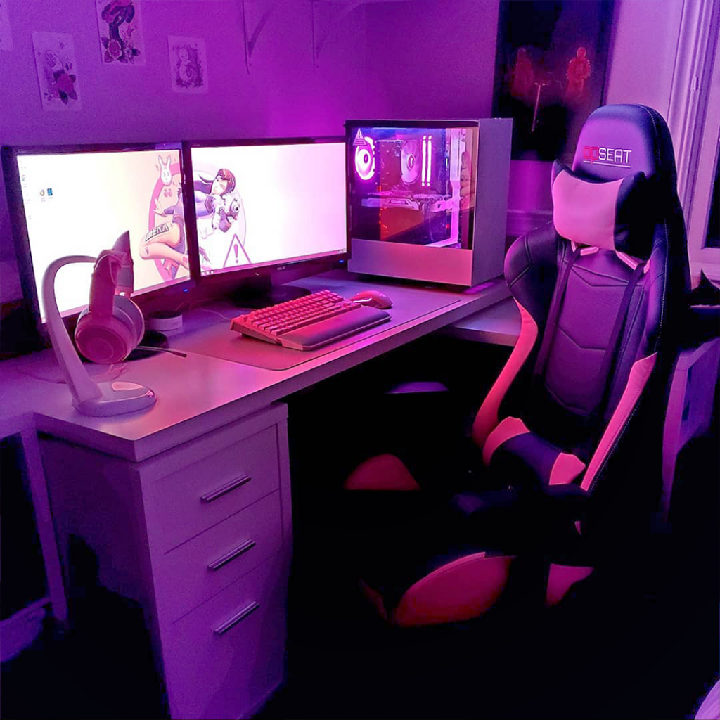 Amazing Pink Gamer Girl Room Aesthetic 23 Cute Ideas Of Kawaii Gaming Bedroom Setup Chair Desk Decor 2021 Small Great Room You can add pink rgb stuff/white and replace parts where i may have. amazing pink gamer girl room aesthetic