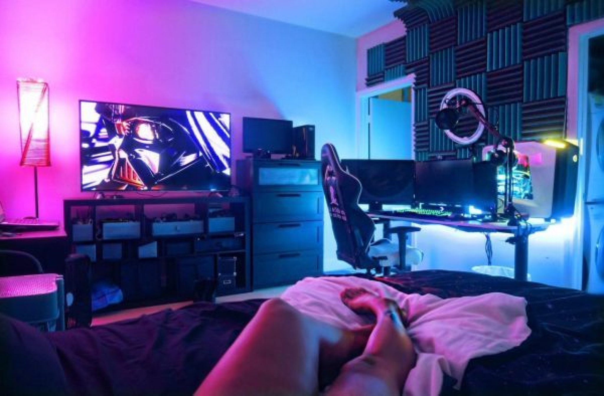 Amazing Pink Gamer Girl Room Aesthetic 23 Cute Ideas Of Kawaii Gaming Bedroom Setup Chair